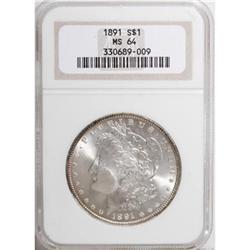 1891 $1 MS64 NGC