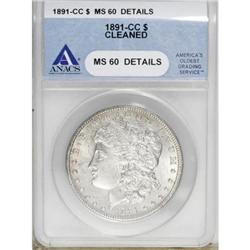 1891-CC $1 MS60 ANACS