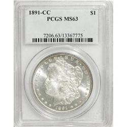 1891-CC $1 MS63 PCGS