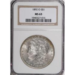 1892-O $1 MS63 NGC