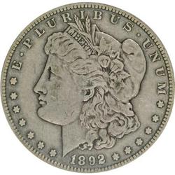 1892-S $1 VF35 ANACS