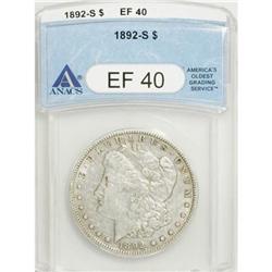 1892-S $1 XF40 ANACS