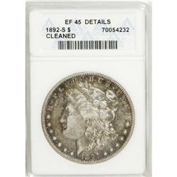 1892-S $1 XF45 ANACS