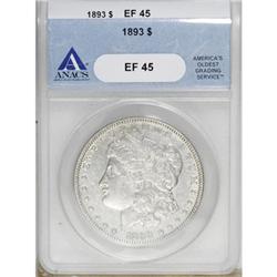 1893 $1 XF45 ANACS