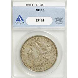 1893 $1 XF45 ANACS