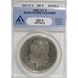 1893-CC $1 G4 ANACS