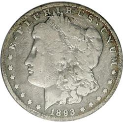 1893-CC $1 VG8 CSN