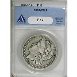 1893-CC $1 F12 ANACS