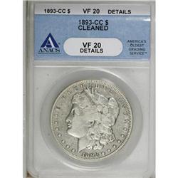 1893-CC $1 VF20 ANACS