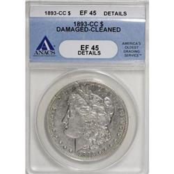 1893-CC $1 XF45 ANACS