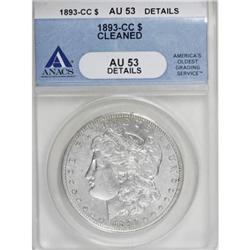 1893-CC $1 AU53 ANACS