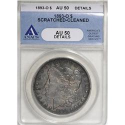 1893-O $1 AU50 ANACS