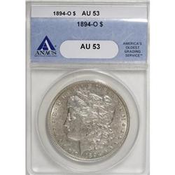 1894-O $1 AU53 ANACS