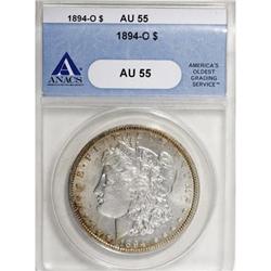 1894-O $1 AU55 ANACS