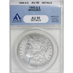 1895-S $1 AU50 ANACS