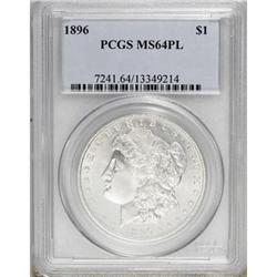 1896 $1 Prooflike MS64 PCGS
