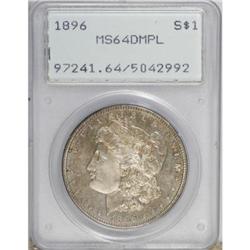 1896 $1 Deep Mirror Prooflike MS64 PCGS