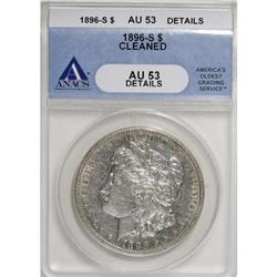 1896-S $1 AU53 ANACS