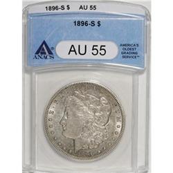 1896-S $1 AU55 ANACS