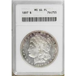1897 $1 Prooflike MS64 ANACS