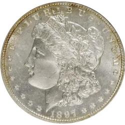 1897 $1 Deep Mirror Prooflike MS64 ANACS
