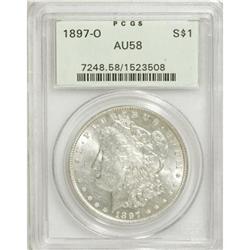 1897-O $1 AU58 PCGS