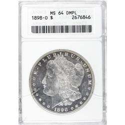 1898-O $1 Deep Mirror Prooflike MS64 ANACS