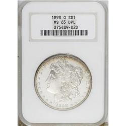 1898-O $1 Deep Mirror Prooflike MS65 NGC