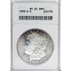 1898-O $1 Deep Mirror Prooflike MS65 ANACS