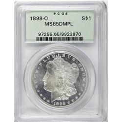 1898-O $1 Deep Mirror Prooflike MS65 PCGS