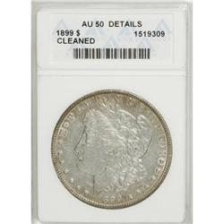 1899 $1 AU50 ANACS