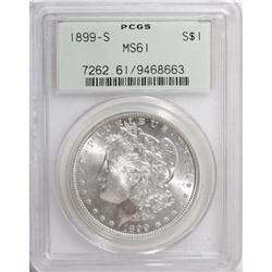1899-S $1 MS61 PCGS
