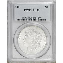 1901 $1 AU58 PCGS