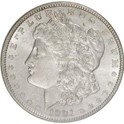 1901 $1 Doubled Die Reverse AU55 NGC