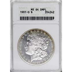 1901-O $1 Deep Mirror Prooflike MS64 ANACS