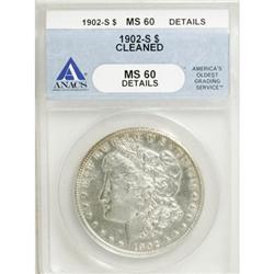 1902-S $1 MS60 ANACS