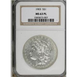 1903 $1 Prooflike MS63 NGC