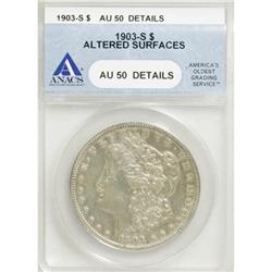 1903-S $1 AU50 ANACS