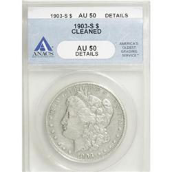 1903-S $1 AU50 ANACS