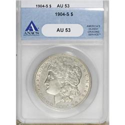 1904-S $1 AU53 ANACS