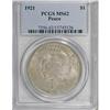 Image 1 : 1921 $1 MS62 PCGS