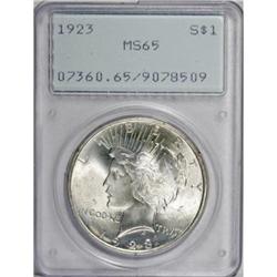 1923 $1 MS65 PCGS