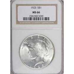 1923 $1 MS66 NGC