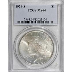 1924-S $1 MS64 PCGS