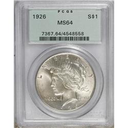 1926 $1 MS64 PCGS