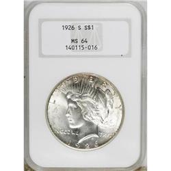 1926-S $1 MS64 NGC