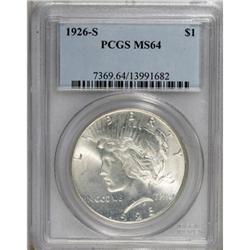 1926-S $1 MS64 PCGS