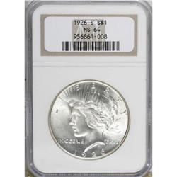 1926-S $1 MS64 NGC