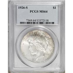 1926-S $1 MS64 PCGS