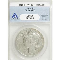 1928 $1 VF30 ANACS